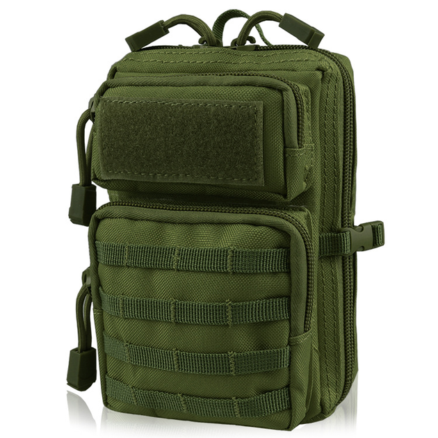 Тактический поясной подсумок Outdoor Tactics LS1, сумка для телефона. Зеленый. - изображение 2