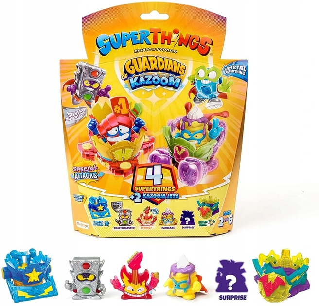 Набор фигурок Super Zings 9 Super Things Guardians of Kazoom серия 9, 2 ...