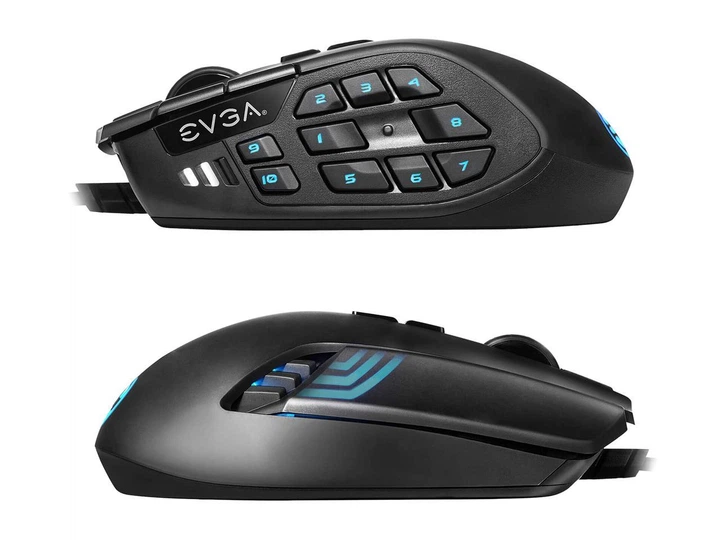 Мышь EVGA X15 MMO Black (904-W1-15BK-KR) – фото, отзывы