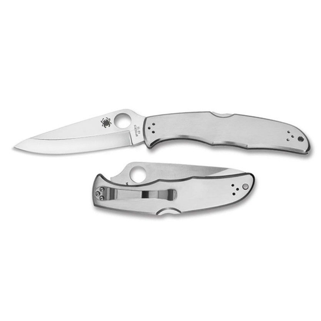 Нож складной карманный /222 мм/VG-10/Back lock - Spyderco SpydrcC10P - изображение 1