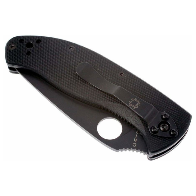 Ніж складаний кишеньковий /197 мм/8Cr13Mov/Liner Lock - Spyderco SpydrcC122GBBKP - зображення 1