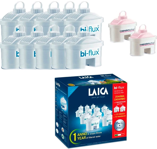 ぽ*り様 LAICA bi-flux Universal 12点セット Картридж для фильтра Laica Bi-flux 12 шт в коробке (10 шт. Bi-flux