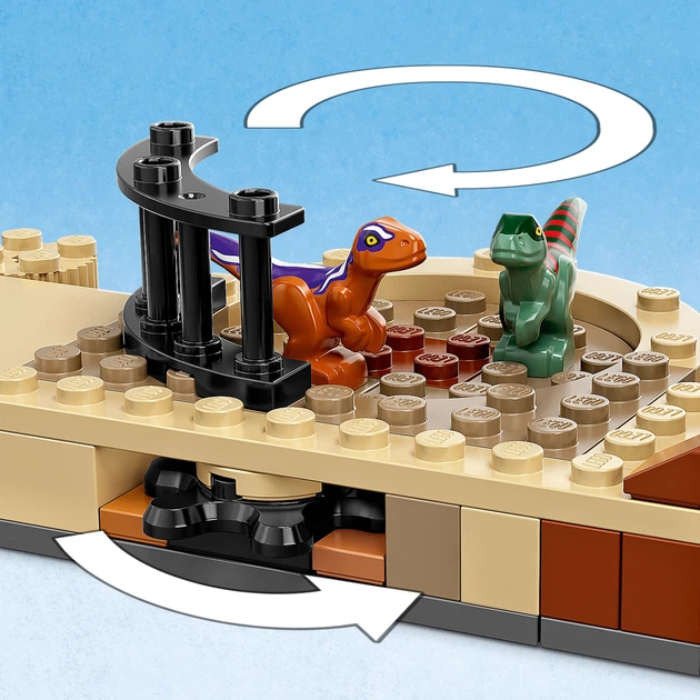 Zestaw klocków LEGO Jurassic World Atrociraptor: pościg na motocyklu 169 elementów (76945) - Zdjęcie 7 Zestaw klocków LEGO Jurassic World Atrociraptor: pościg na motocyklu 169 elementów (76945) - obraz 7