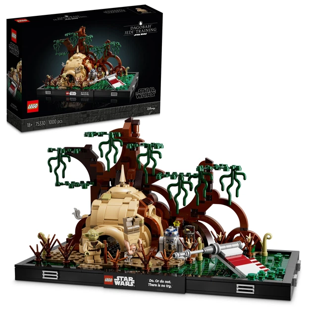 Конструктор LEGO Star Wars Діорама "Джедайські тренування на Дагобі" 1000 деталей (75330) - зображення 2