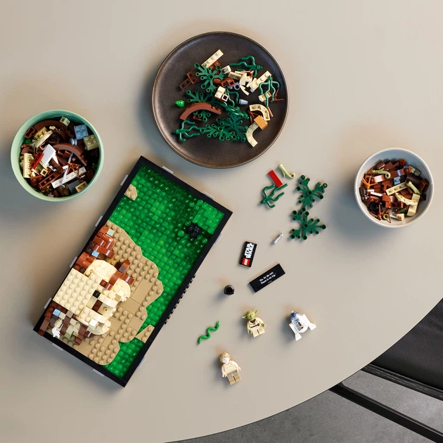 Конструктор LEGO Star Wars Діорама "Джедайські тренування на Дагобі" 1000 деталей (75330) - зображення 8