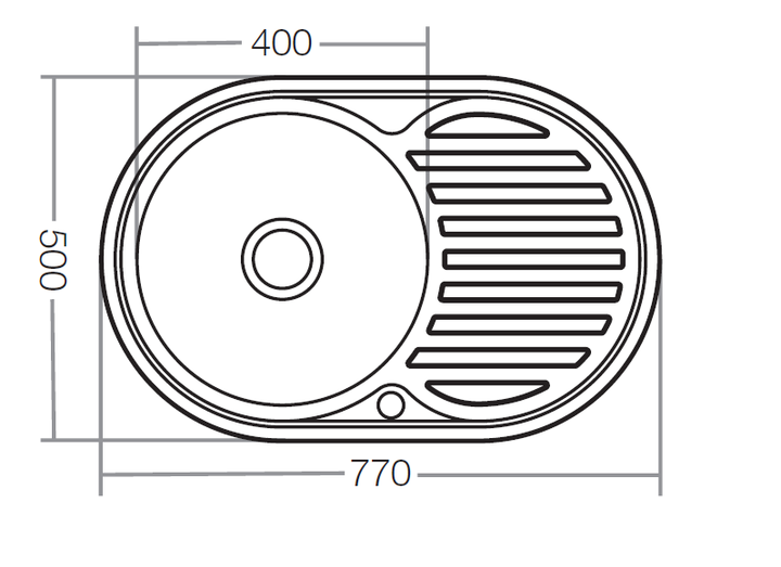 Мойка кухонная ZERIX Z7750-08-180D decor (ZX1597) - изображение 2