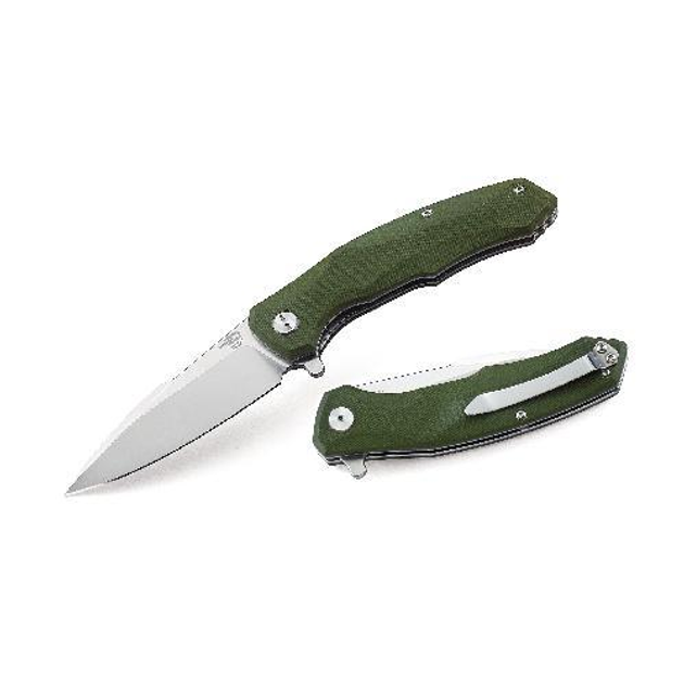 Нiж складний Bestech Knife WARWOLF Army green (BG04B) - изображение 1