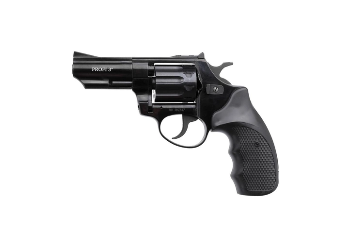 Револьвер під патрон флобера "PROFI-3" (чорний пластик) (1000107) - зображення 1