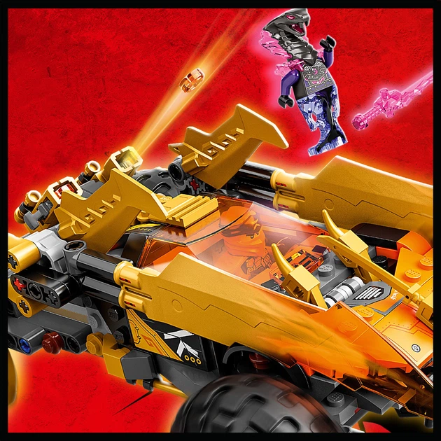 Конструктор LEGO Ninjago Крейсер Дракона Коула 384 деталі (71769) - зображення 7
