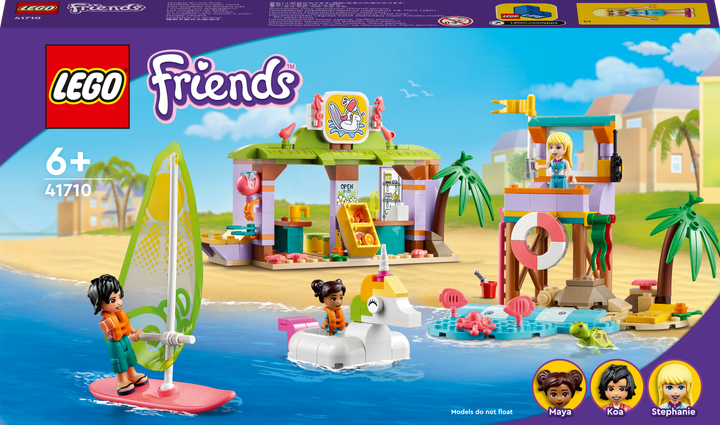 Конструктор LEGO Friends Развлечения на пляже для серферов 288 деталей ...
