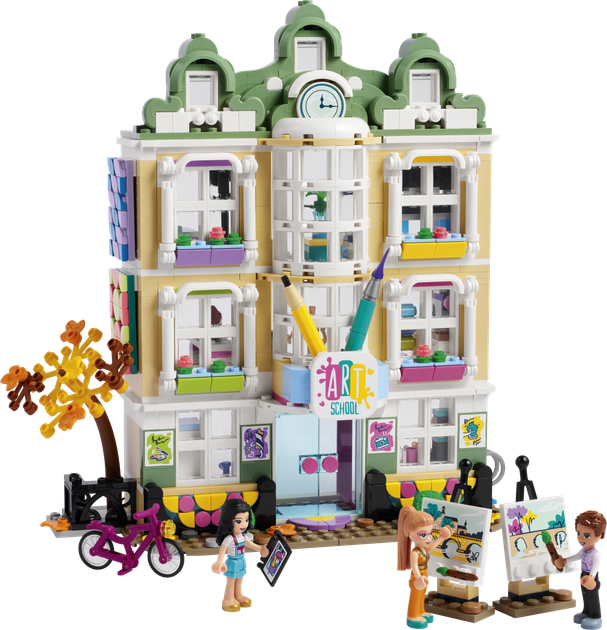 Zestaw klocków LEGO Friends Szkoła artystyczna Emmy 844 elementów (41711) - obraz 9