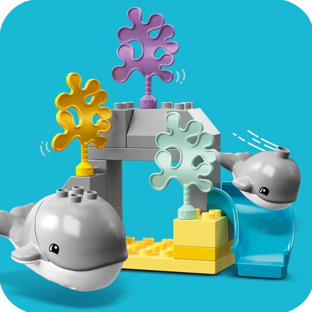 Zestaw klocków LEGO DUPLO Town Dzikie zwierzęta oceanów 32 elementy (10972) - obraz 7