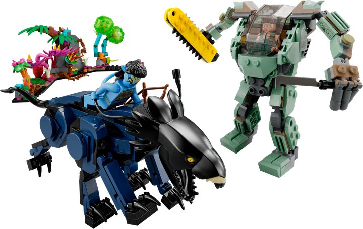 Zestaw klocków LEGO Avatar Neytiri i Thanator kontra Quaritch w kombinezonie PZM 560 elementów (75571) - obraz 9