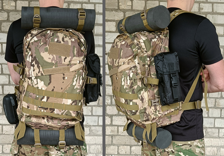 Рюкзак тактический S.Knight 30 л трехдневный Multicam (армейский, для ВСУ) EF-2803-MC - изображение 2