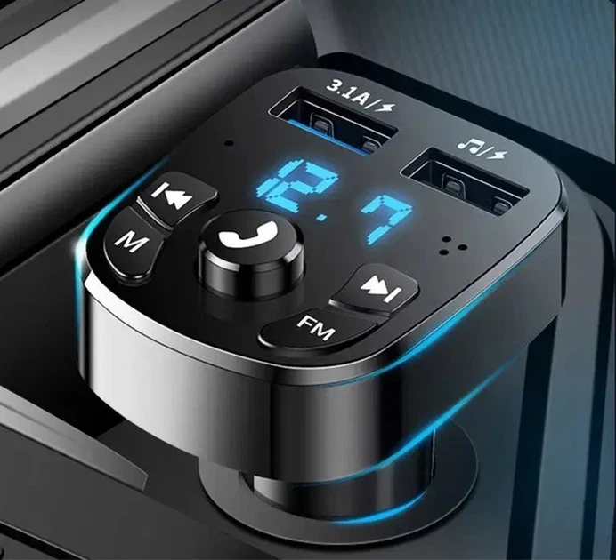 Автомобильный передатчик BLUETOOTH FM MP3 2xUSB - изображение 3