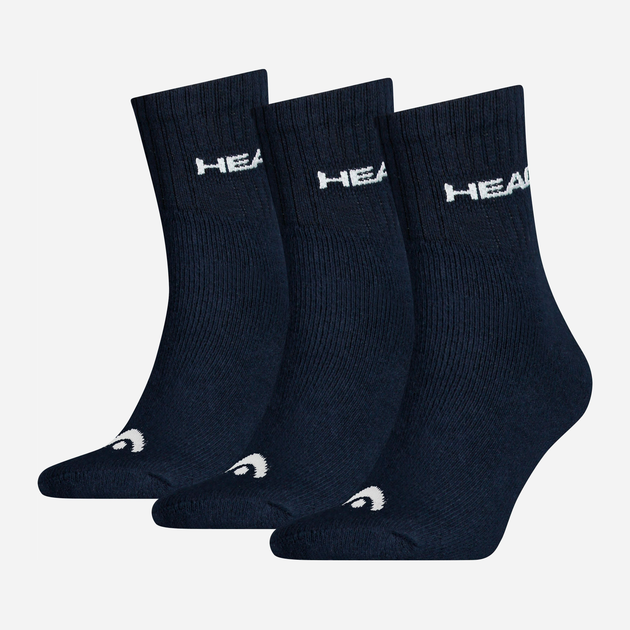 Набор носков HEAD Short Crew 701213457-200 39-42 (3 пары) Черный ...