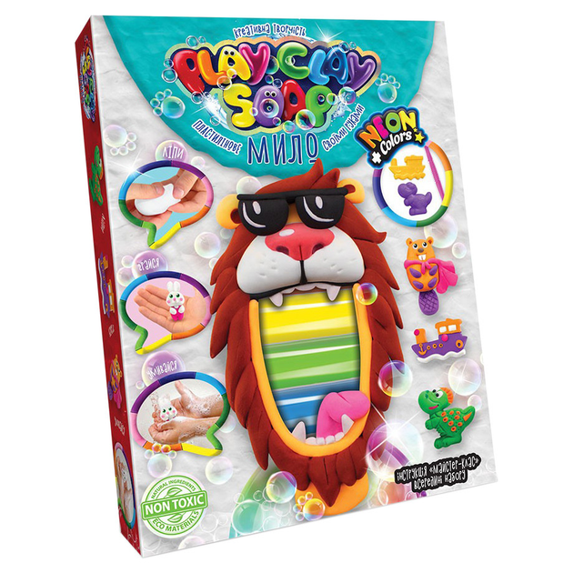 Набор креативного творчества Danko Toys "Пластилиновое мыло" Play Clay Soap PCS-03 средний (Лев) - Фото 1 Набор креативного творчества Danko Toys "Пластилиновое мыло" Play Clay Soap PCS-03 средний (Лев) - изображение 1