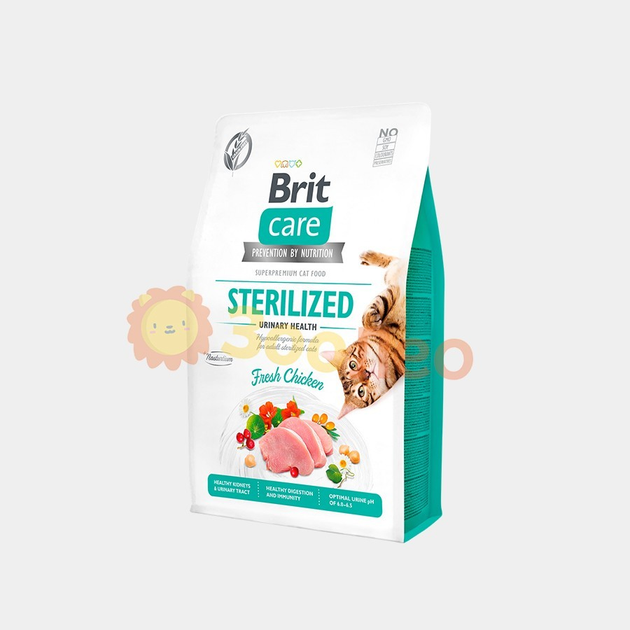 Сухой корм для стерилизованных кошек Brit Care Cat GF Sterilized ...