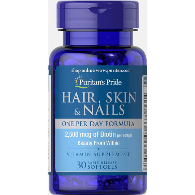 Комплекс для кожи, волос, ногтей Puritan's Pride Hair, Skin & Nails One ...