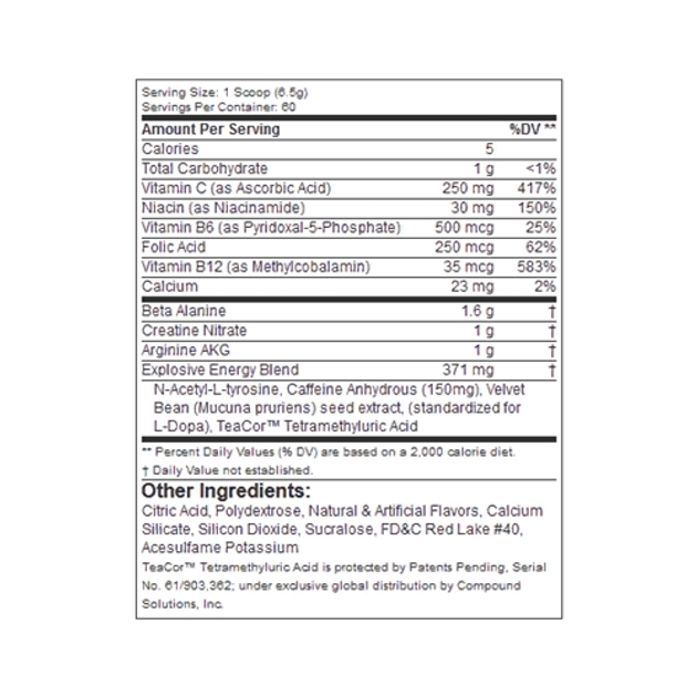 Комплекс до тренировки Cellucor C4 Original 390 g /60 servings/ Fruit ...