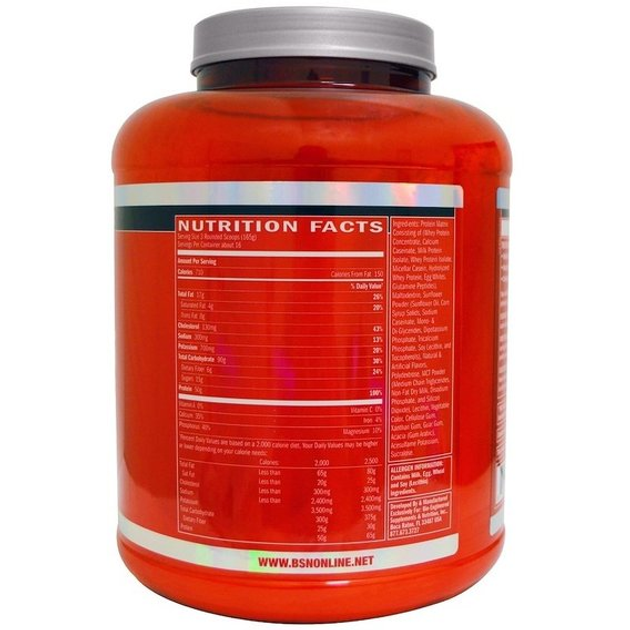 Гейнер BSN True-Mass 2640 g /16 servings/ Strawberry – фото, отзывы ...