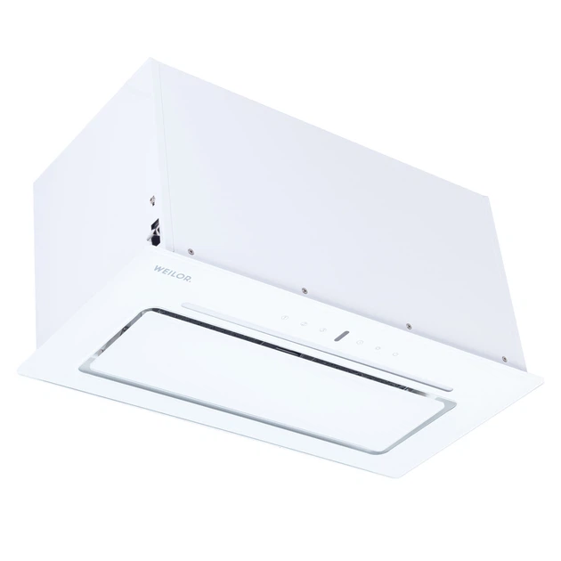 Витяжка повновбудована WEILOR PBSR 62301 FULL GLASS WH 1100 LED Strip - зображення 2