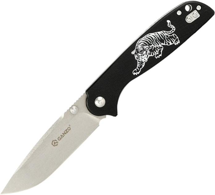 Нож складной Ganzo G6803 Tiger 2022 (лимитированная серия) Black (G6803-TG) - изображение 1