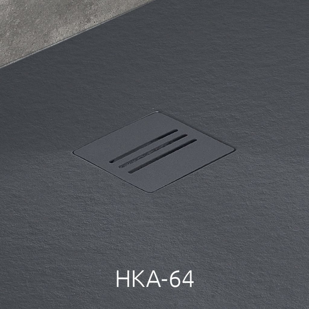 Душовий піддон RADAWAY Kyntos F 140x100 колір антрацит HKF140100-64 - зображення 6