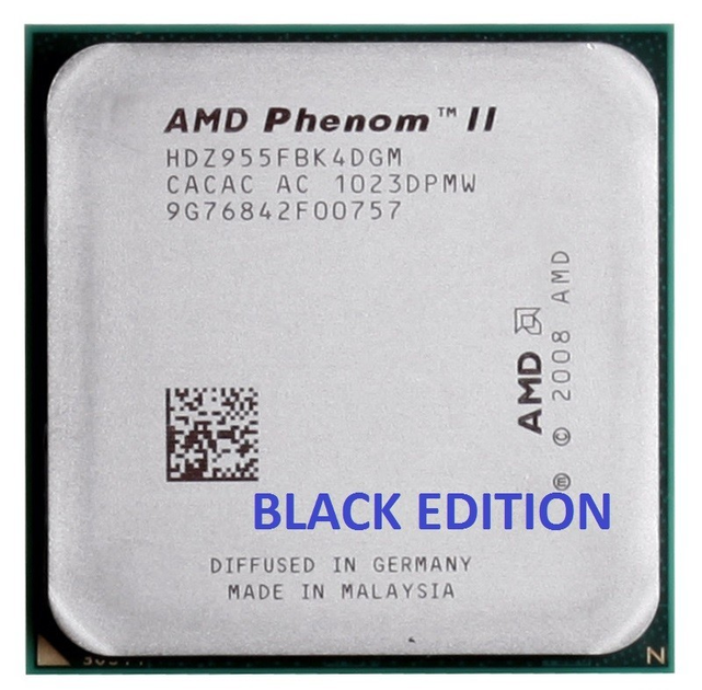 Процессор AMD Socket AM3 PHENOM II X4 955 BLACK EDITION 4 ЯДРА, 3.2 GHz ...