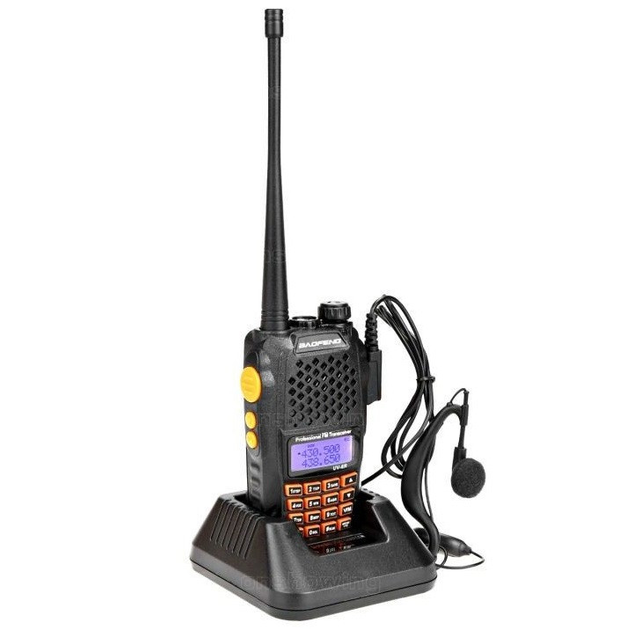 Рация Baofeng UV-6R с гарнитурой, черная – фото, отзывы, характеристики ...