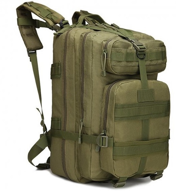 Рюкзак военный тактический штурмовой MHZ Molle Assault A12 25 л, олива - изображение 1