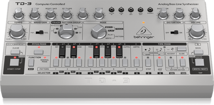 Синтезатор Behringer TD-3-SR басової лінії (000-DTD01-00010) - зображення 2