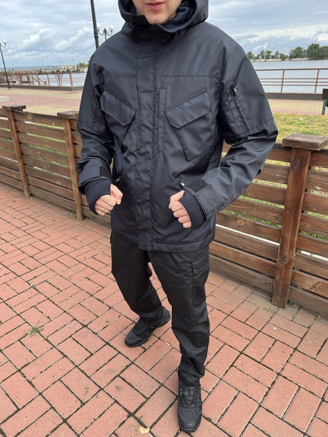 Тактична куртка чоловіча тепла Gosp М Чорна - зображення 2