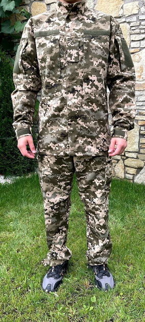 Мужской армейский костюм тактическая форма Пиксель ВСУ (ЗСУ) 20222012-54 8626 54 размер - изображение 1