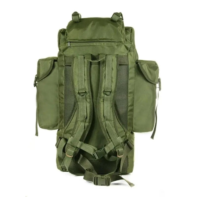 Армійський рюкзак 75 літрів, колір олива, кордура 900 D - зображення 2
