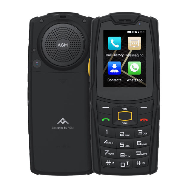 Смартфон AGM M7 2/16GB Black, 4 ядра, 2 SIM, IP69K - Фото 1 Смартфон AGM M7 2/16GB Black, 4 ядра, 2 SIM, IP69K - зображення 1