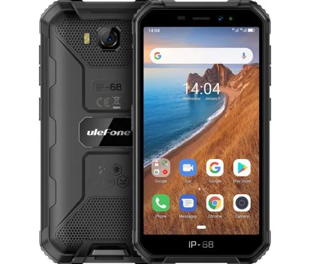 Мобільний телефон Ulefone Armor X6 2/16 Чорний - Фото 1 Мобільний телефон Ulefone Armor X6 2/16 Чорний - зображення 1