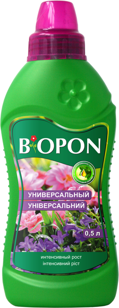 Удобрение жидкое BIOPON универсальное 0.5 л (5904517062658) 