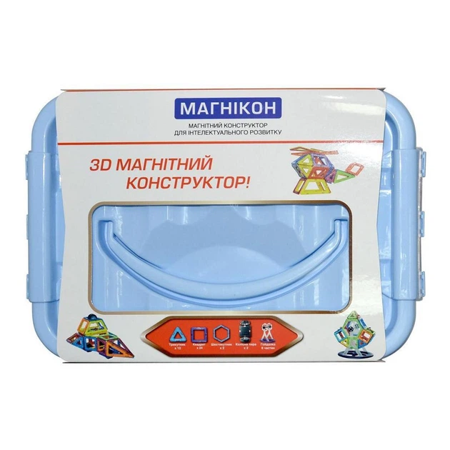 Конструктор Магнікон 48 деталей (МК-48) (817546242) - зображення 2