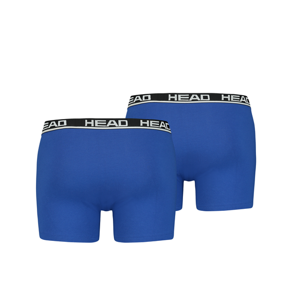 Трусы-боксеры Head BASIC BOXER 2P Голубой, Черный XXL (701202741-006 XXL) - Фото 2 Трусы-боксеры Head BASIC BOXER 2P Голубой, Черный XXL (701202741-006 XXL) - изображение 2