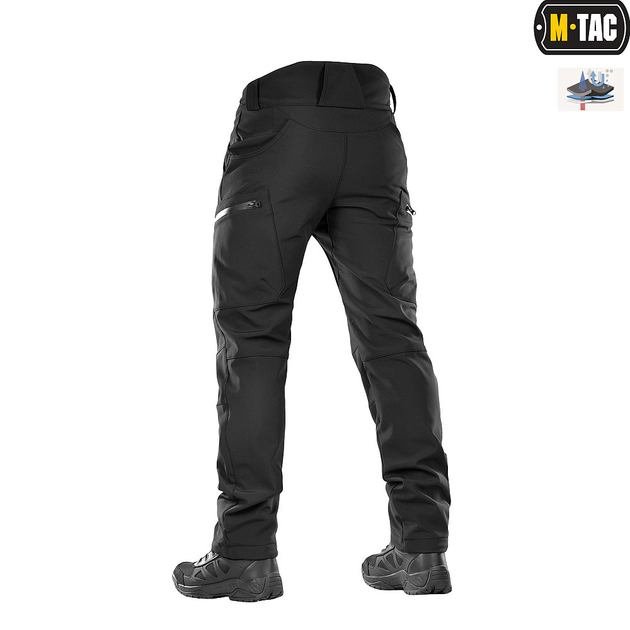 M-Tac брюки Soft Shell Winter Black 2XL (00-00008832) - изображение 2