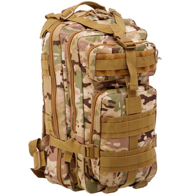 Рюкзак тактический патрульный рейдовый Silver Knight 3P 35 литров Camouflage - изображение 1