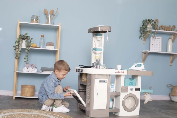 Інтерактивний набір Smoby Toys 2в1 Тефаль Кухня + Пральня (311050) (3032163110507) - зображення 7