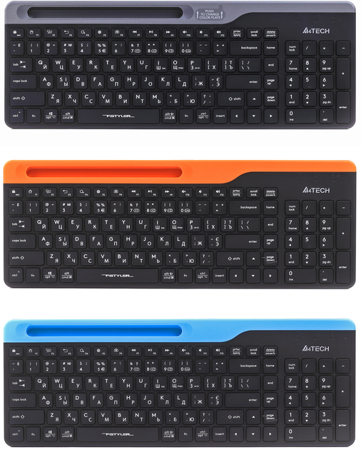 Клавиатура беспроводная A4Tech FBK25 Wireless Black (4711421961509) - изображение 4