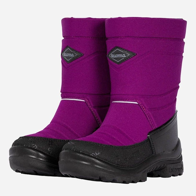 Дитячі зимові чоботи-дутики для дівчинки Kuoma Putkivarsi wool 1303-28 20 12.9 см Фіолетові (6410901056237) - зображення 2