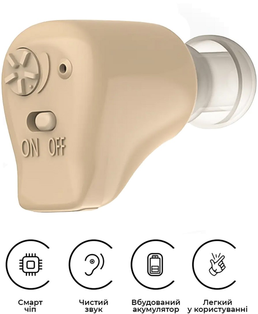 Слуховой аппарат CLEARTONE S35 универсальный внутриушной аккумулятор с цифровым чипом - изображение 7