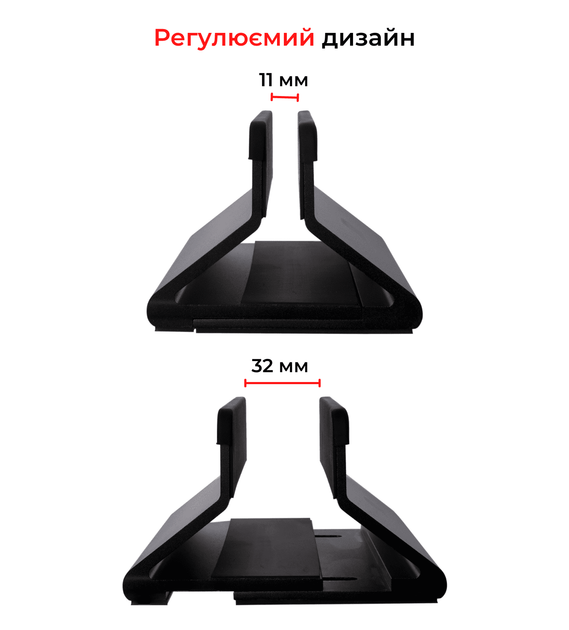 Металева підставка для ноутбука STR Aluminium Laptop Stand (C4) - Black - Фото 5 Металева підставка для ноутбука STR Aluminium Laptop Stand (C4) - Black - зображення 5