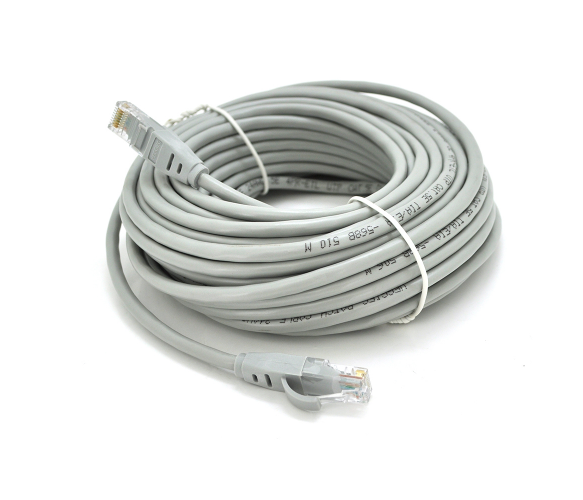 Патч-корд литой VEGGIEG, CCA, UTP, RJ45, Cat.5e, 8m, серый - Фото 1 Патч-корд литой VEGGIEG, CCA, UTP, RJ45, Cat.5e, 8m, серый - изображение 1