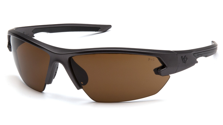 Захисні окуляри Venture Gear Tactical Semtex 2.0 Gun Metal Anti-Fog, коричневі - зображення 1