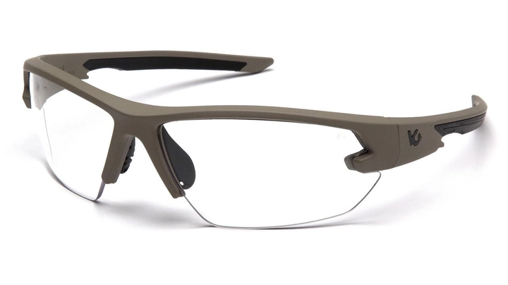 Защитные очки Venture Gear Tactical Semtex 2.0 Tan Anti-Fog, прозрачные - изображение 1